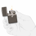 ISQUEIRO ZIPPO ZIPPED BLACK ICE